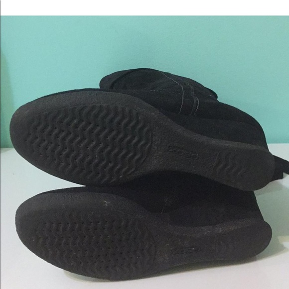 Geox suede black tall boots sz 36 - Picture 5 of 6